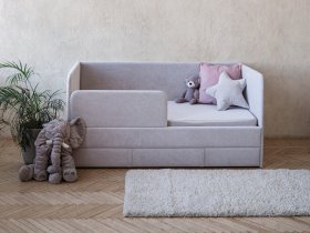 Диван-кровать Happy (светло-серый) в Золотинке - zolotinka.mebel-nsk.ru | фото
