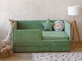 Диван-кровать Happy (зеленый) в Золотинке - zolotinka.mebel-nsk.ru | фото