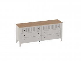 Комод 6ящ. Валенсия (гостиная) в Золотинке - zolotinka.mebel-nsk.ru | фото