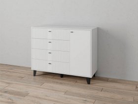 Комод «Катрин-13» (белый/белый снег) в Золотинке - zolotinka.mebel-nsk.ru | фото