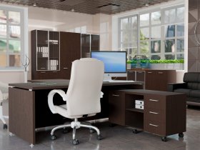 Комплект офисной мебели Президент-ПРО в Золотинке - zolotinka.mebel-nsk.ru | фото