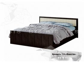 Кровать двуспальная 1,4м Фиеста (BTS) в Золотинке - zolotinka.mebel-nsk.ru | фото
