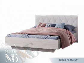 Кровать двуспальная 1,6м Кимберли КР-13 в Золотинке - zolotinka.mebel-nsk.ru | фото