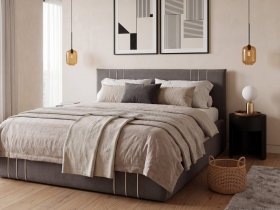 Кровать двуспальная 1,6м с подъем. мех. Леванте в Золотинке - zolotinka.mebel-nsk.ru | фото