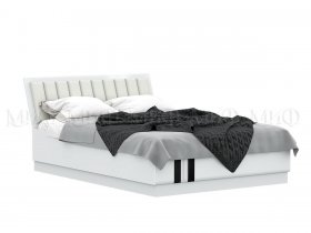 Кровать двуспальная с подъем.мех. 1,6м Магнолия в Золотинке - zolotinka.mebel-nsk.ru | фото