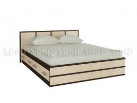Кровать двуспальная Сакура 1,4 м в Золотинке - zolotinka.mebel-nsk.ru | фото