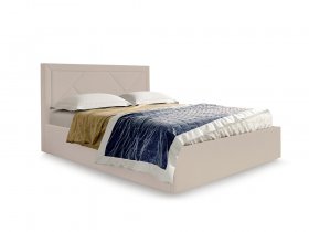 Кровать мягкая 1,6 Сиеста стандарт, вар.2 в Золотинке - zolotinka.mebel-nsk.ru | фото