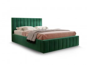 Кровать мягкая 1,6 Вена стандарт, вар.1 в Золотинке - zolotinka.mebel-nsk.ru | фото
