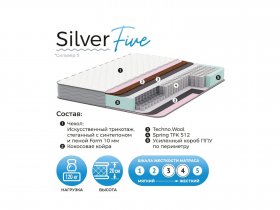 Матрас Silver Five в Золотинке - zolotinka.mebel-nsk.ru | фото