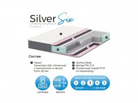 Матрас Silver Six в Золотинке - zolotinka.mebel-nsk.ru | фото
