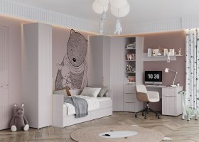 Модульная детская «Тефия» (тефия/софт сантьяго) в Золотинке - zolotinka.mebel-nsk.ru | фото