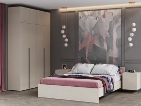 Модульная спальня Айри (кашемир) в Золотинке - zolotinka.mebel-nsk.ru | фото