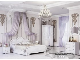 Модульная спальня «Филадельфия» в Золотинке - zolotinka.mebel-nsk.ru | фото