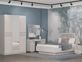 Модульная спальня Лоренцо в Золотинке - zolotinka.mebel-nsk.ru | фото