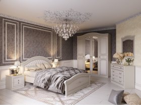 Модульная спальня Николь (Мебельград) в Золотинке - zolotinka.mebel-nsk.ru | фото