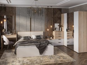 Модульная спальня Норд в Золотинке - zolotinka.mebel-nsk.ru | фото