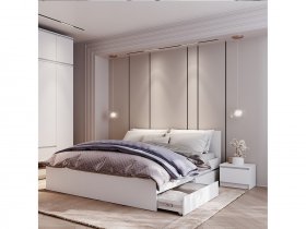 Модульная спальня Симпл в Золотинке - zolotinka.mebel-nsk.ru | фото