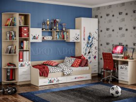 Модульная спальня Вега NEW Boy в Золотинке - zolotinka.mebel-nsk.ru | фото