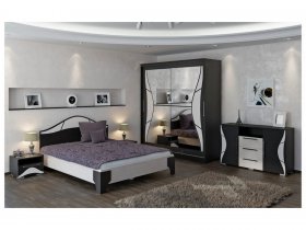 Модульная спальня Верона (Линаура) в Золотинке - zolotinka.mebel-nsk.ru | фото
