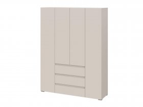 Шкаф четырехстворчатый с ящиками Люмо ШК-05 в Золотинке - zolotinka.mebel-nsk.ru | фото