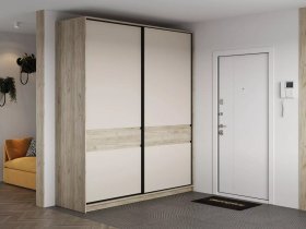 Шкаф-купе Бостон ШК-005 (2.0 м) (дуб крафт серый/кашемир) в Золотинке - zolotinka.mebel-nsk.ru | фото