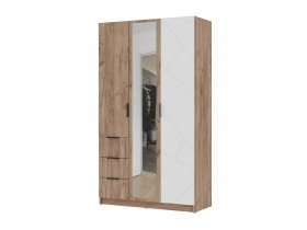 Шкаф трехстворчатый 1200 ШК-03 Орегон в Золотинке - zolotinka.mebel-nsk.ru | фото