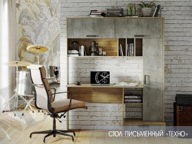 Стол письменный  Техно в Золотинке - zolotinka.mebel-nsk.ru | фото
