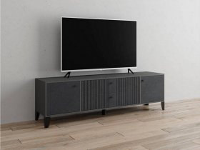 Тумба под ТВ Парус-10 (графит/гранит лофт) в Золотинке - zolotinka.mebel-nsk.ru | фото