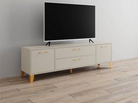 Тумба под ТВ Парус-13 (кашемир) в Золотинке - zolotinka.mebel-nsk.ru | фото