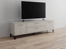 Тумба под ТВ Парус-13 (ясень анкор светлый) в Золотинке - zolotinka.mebel-nsk.ru | фото